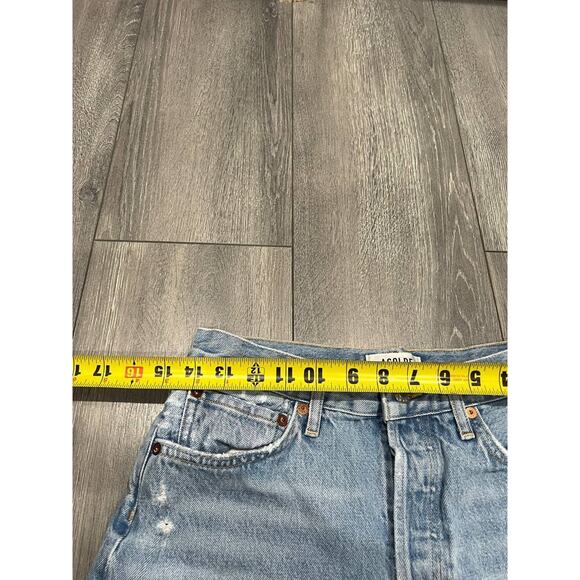 AGOLDE Parker Vintage Y2K Preppy Cut Off Short In Swapmeet Size 26 A003639 - Picture 5 of 10